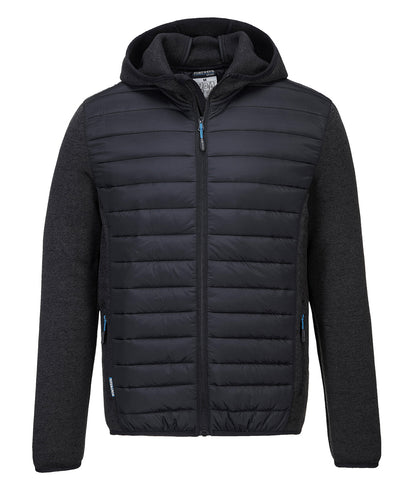 Portwest KX3 Hybrid baffle jacket (T832) Grey Marl