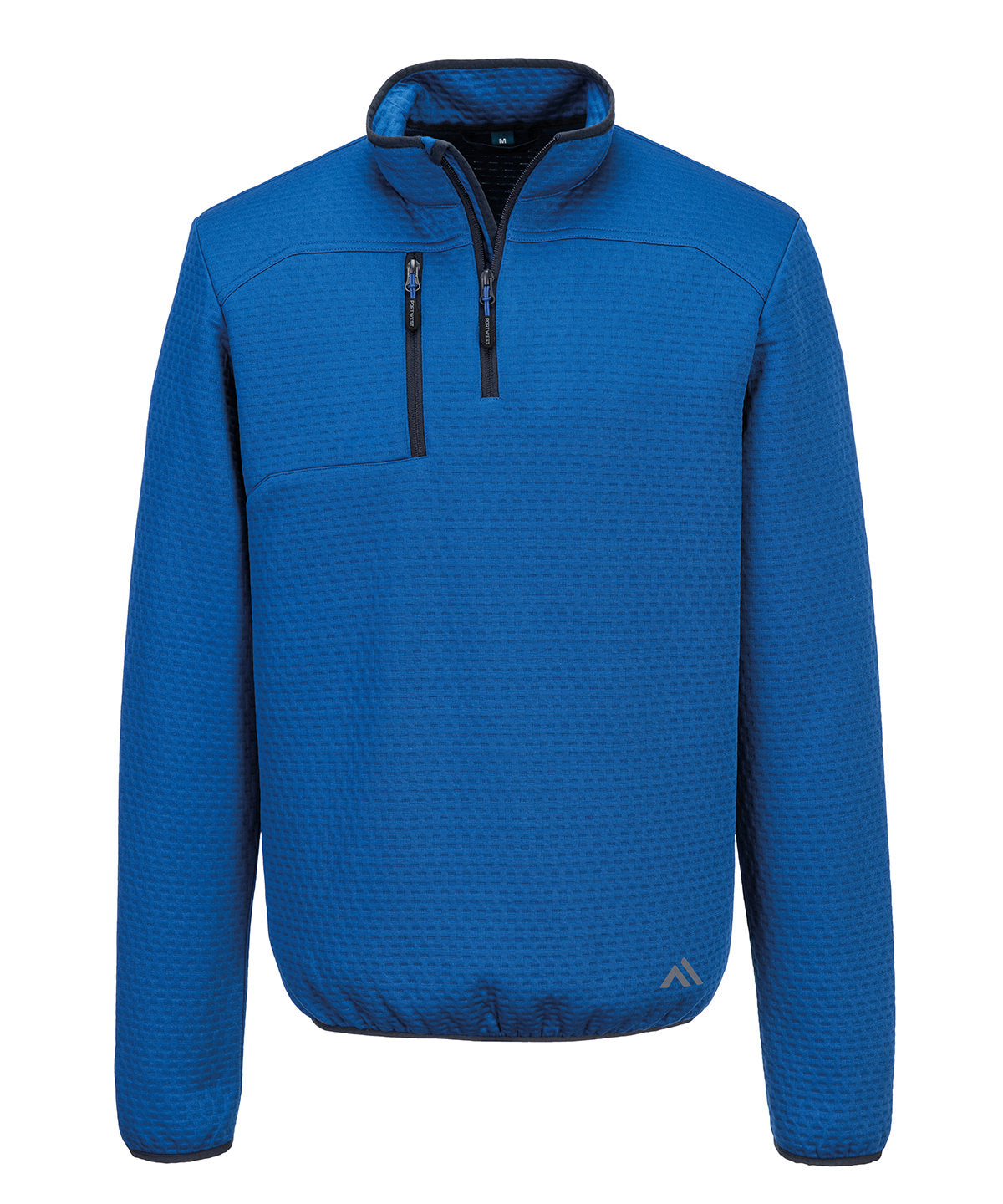 Portwest KX3 Sport textured ¼-zip sweatshirt (KX376) Blue