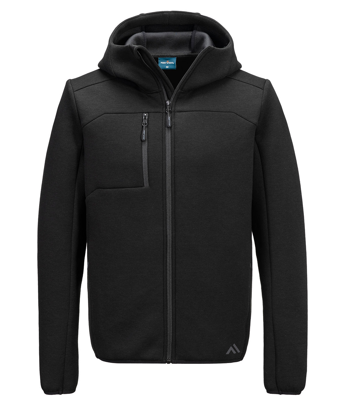 Portwest KX3 Sport zip hooded sweater (KX372) Black