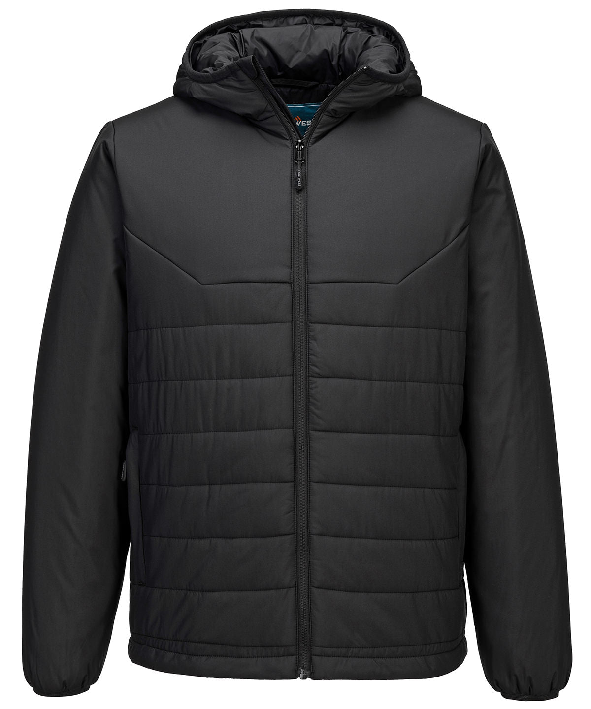 Portwest Professional hooded insulated baffle jacket (S608) Black