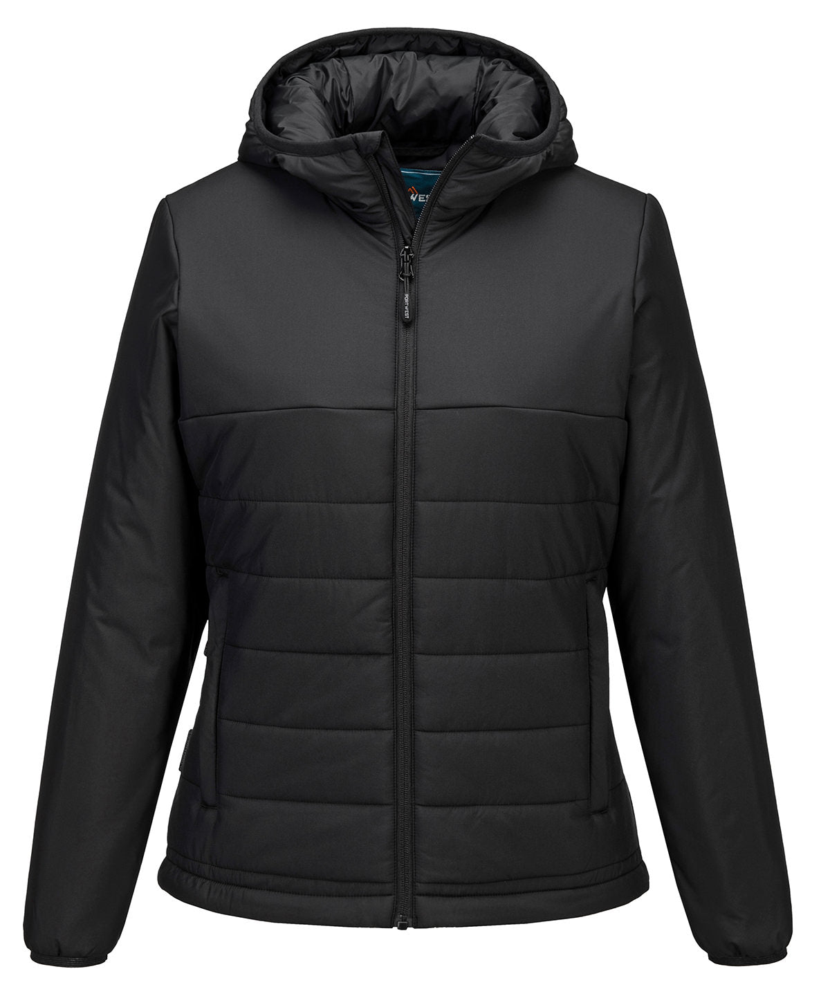 Portwest Women’s professional hooded insulated baffle jacket (S613) Black