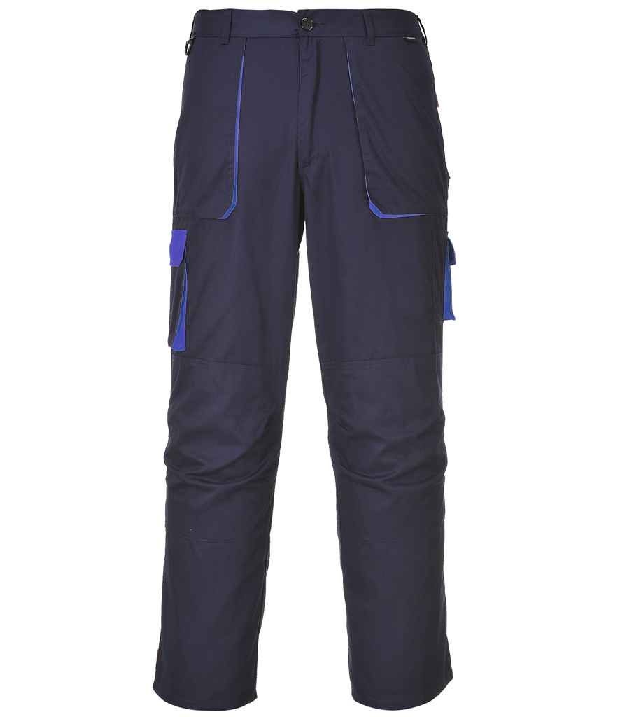 Portwest Texo Contrast Trousers in Navy
