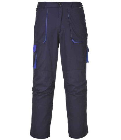 Portwest Texo Contrast Trousers in Navy