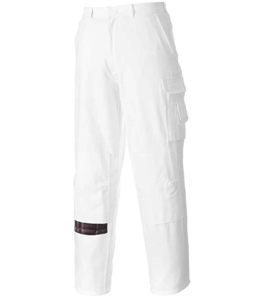 Portwest Painters Trousers in White