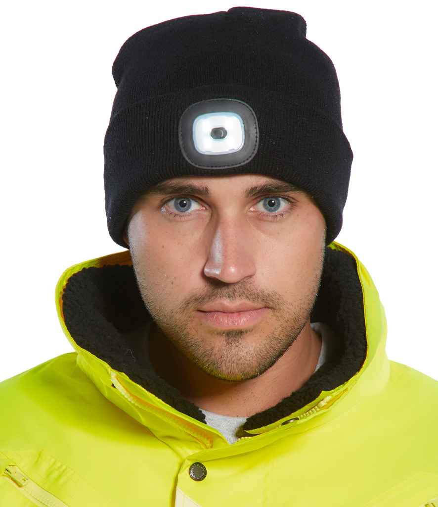 Portwest LED Head Light Beanie - model image