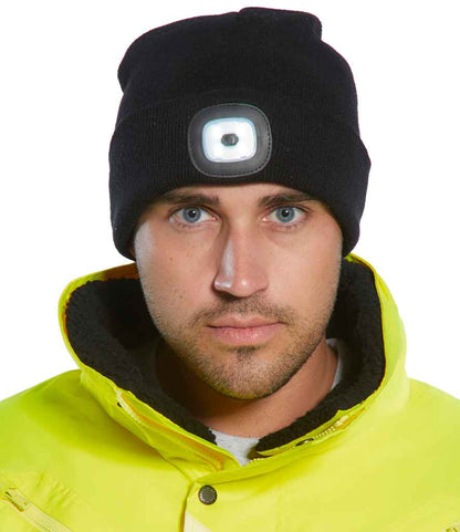 Portwest LED Head Light Beanie - model image
