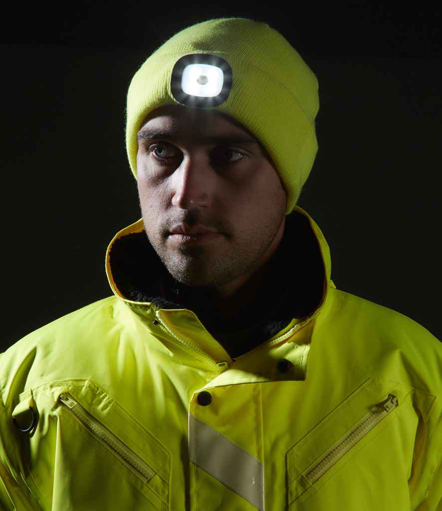 Portwest Portwest LED Head Light Beanie Yellow