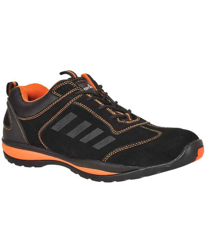 Portwest Portwest Steelite™ Lusum S1P HRO Safety Trainers Black/Orange