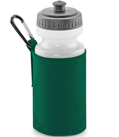 Quadra Water Bottle and Holder in Bottle Green