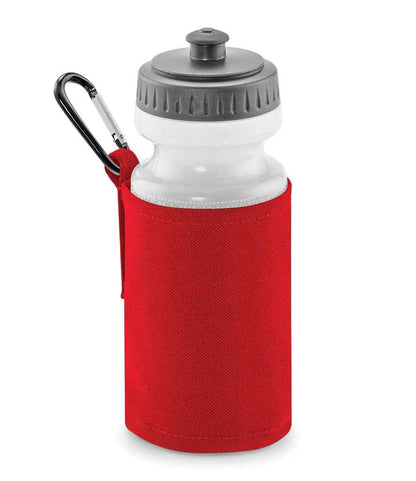 Quadra Water Bottle and Holder in Classic Red