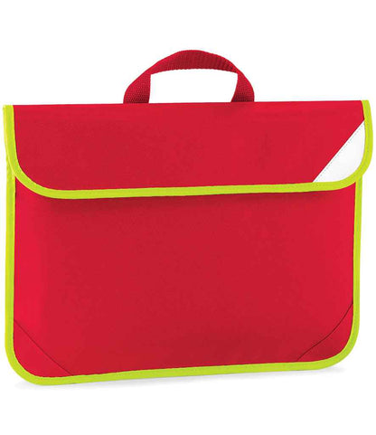 Quadra Enhanced-Viz Book Bag in Classic Red