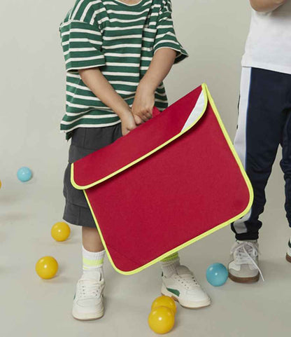 Quadra Enhanced-Viz Book Bag - model image