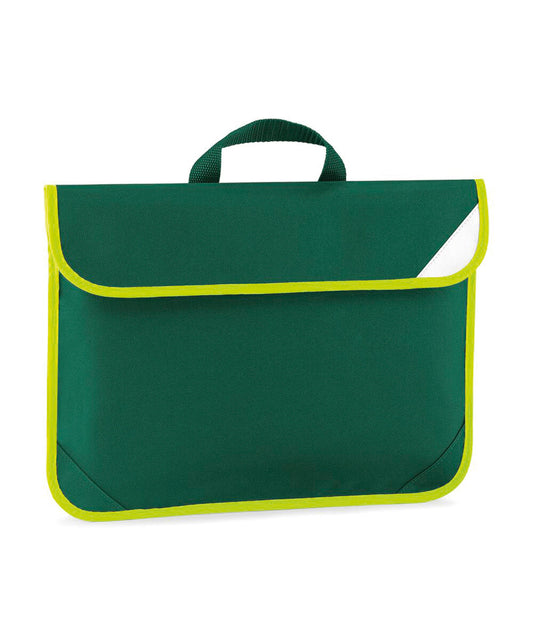 Quadra Enhanced-viz book bag Bottle Green