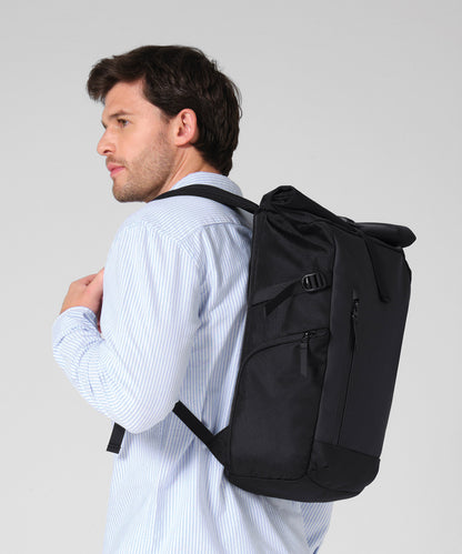Quadra Zürich roll-top backpack Black