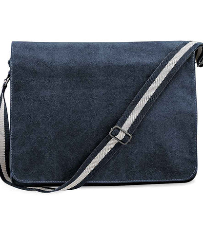 Quadra Vintage Canvas Despatch Bag in Vintage Oxford Navy