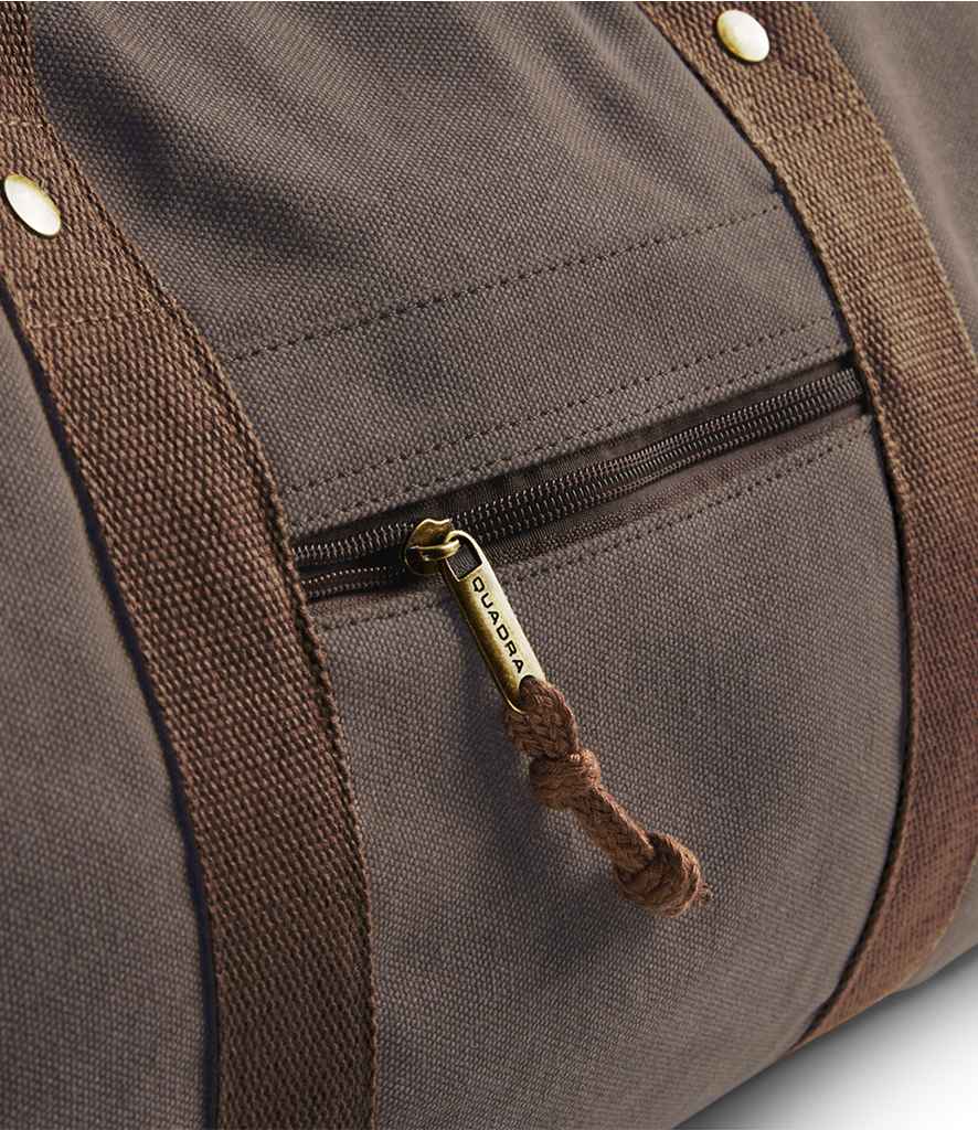 Quadra Vintage Canvas Holdall
