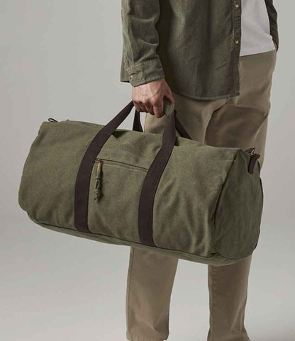 Quadra Quadra Vintage Canvas Holdall
