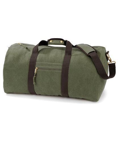 Quadra Vintage canvas holdall Sahara