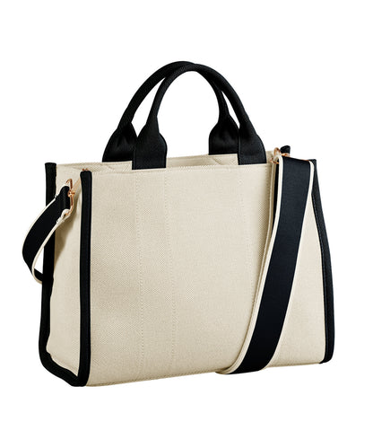Quadra Puerto medium tote Natural/Black