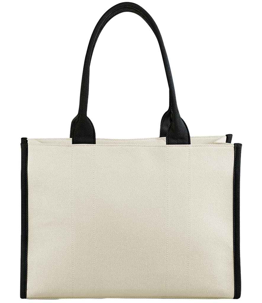 Quadra Puerto Large Tote Bag in Natural/Black