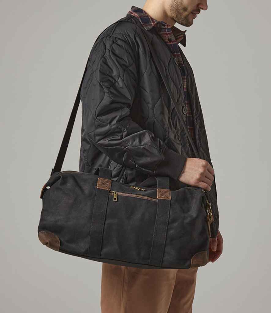 Quadra Quadra Heritage Waxed Canvas Holdall