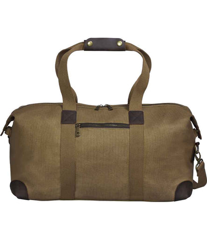 Quadra Heritage Waxed Canvas Holdall in Desert Sand