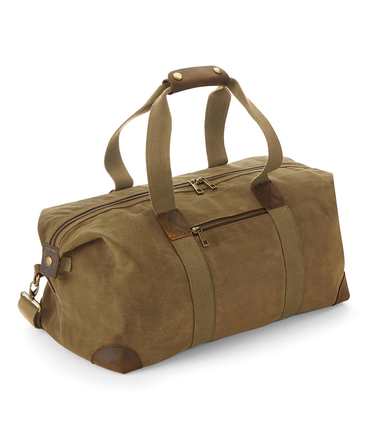 Quadra Heritage waxed canvas holdall Desert Sand