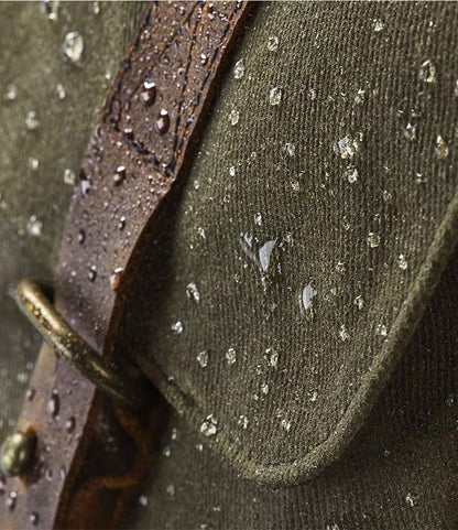 Quadra Heritage Waxed Canvas Messenger Bag