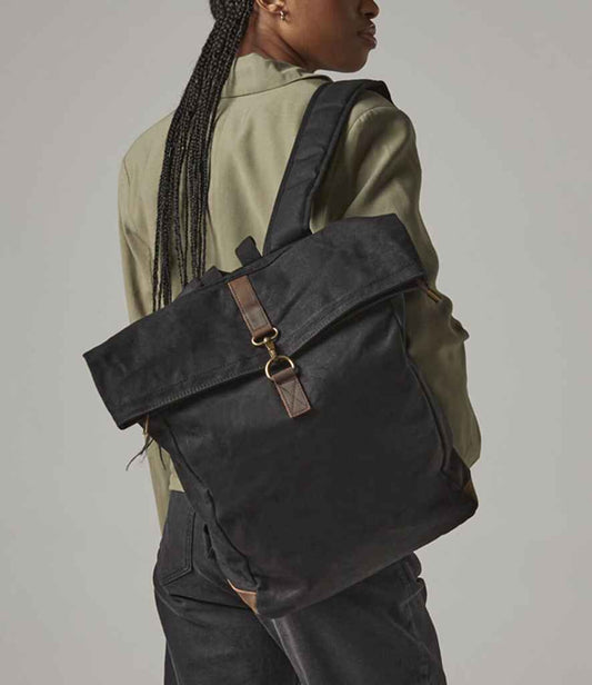 Quadra Quadra Heritage Waxed Canvas Backpack