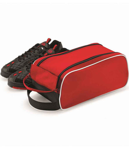 Quadra Teamwear Shoe Bag in Red/Black/White