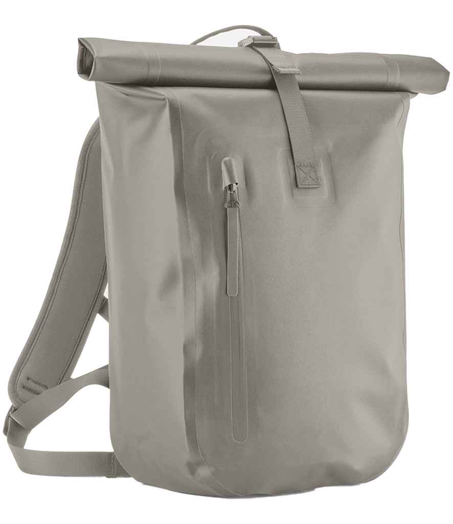 Quadra Waterproof Roll-Top Lite Backpack in Natural Stone