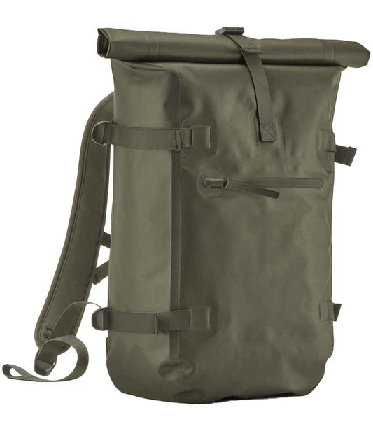Quadra Waterproof Roll-Top Backpack - model image
