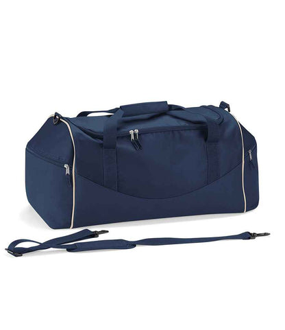 Quadra Teamwear Holdall in Navy/Navy/Putty