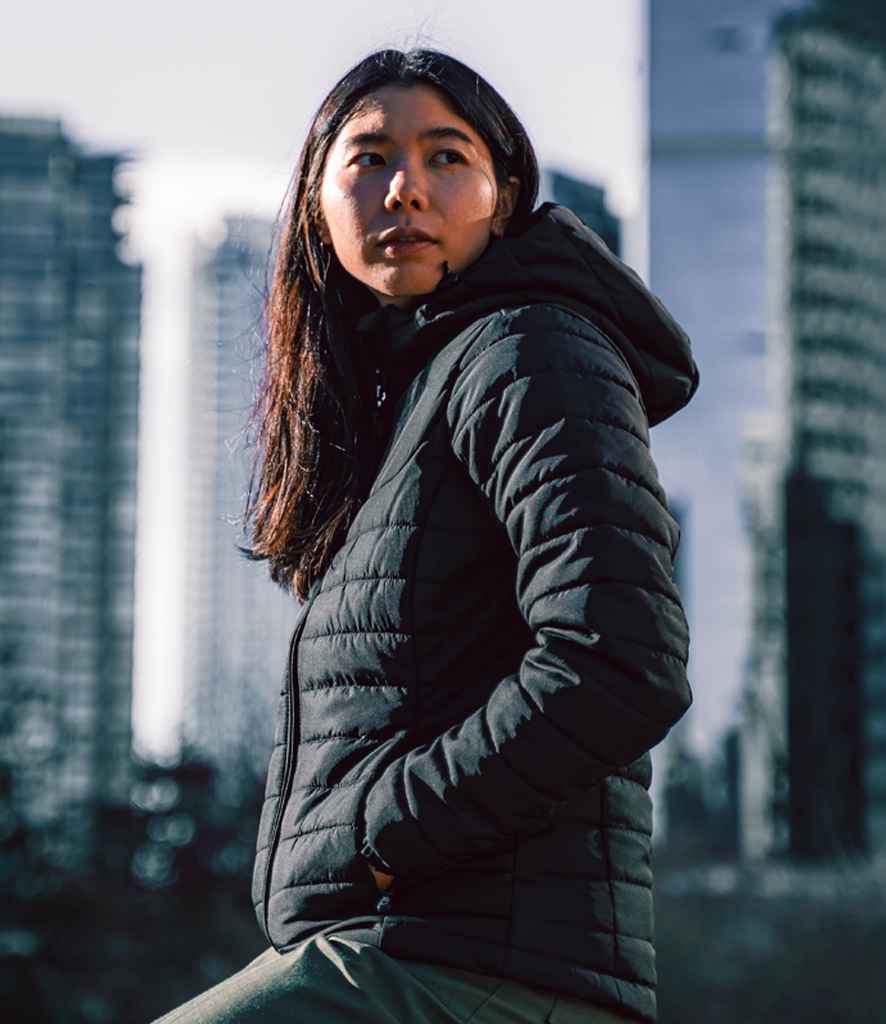 Stormtech Stormtech Ladies Nautilus Quilted Hooded Jacket Black