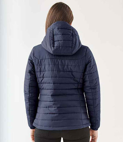 Stormtech Ladies Nautilus Quilted Hooded Jacket - model image