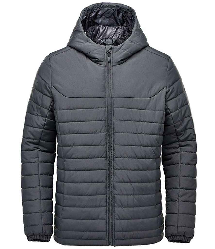 Stormtech Nautilus Quilted Hooded Jacket in Dolphin
