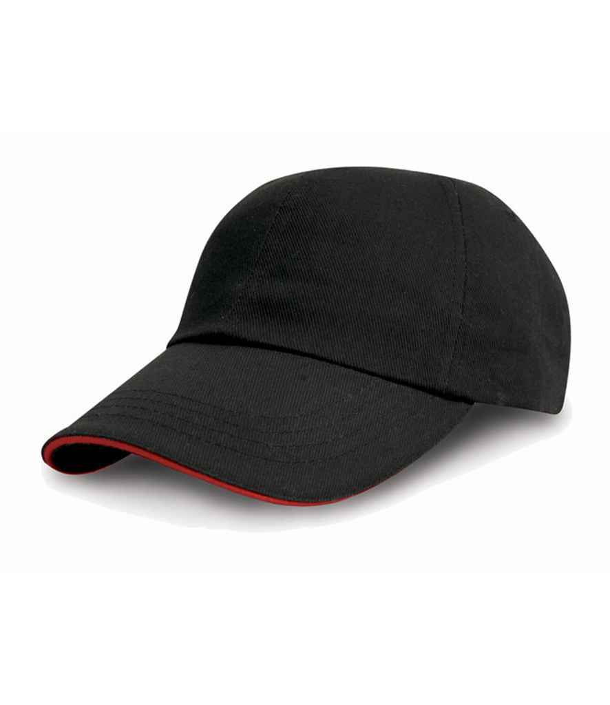 Result Heavy Cotton Drill Pro-Style Cap in Black
