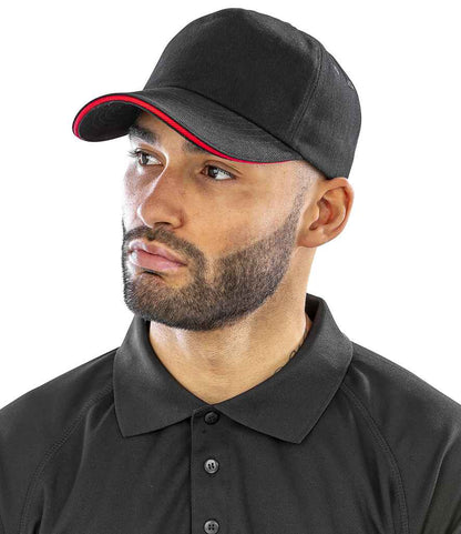 Result Heavy Cotton Drill Pro-Style Cap - model image