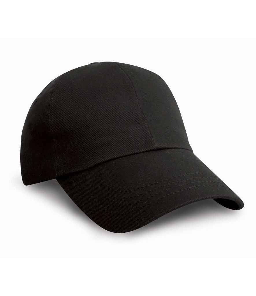 Result Heavy Cotton Drill Pro-Style Cap in Black