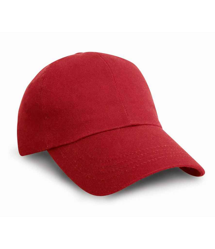 Result Heavy Cotton Drill Pro-Style Cap in Red