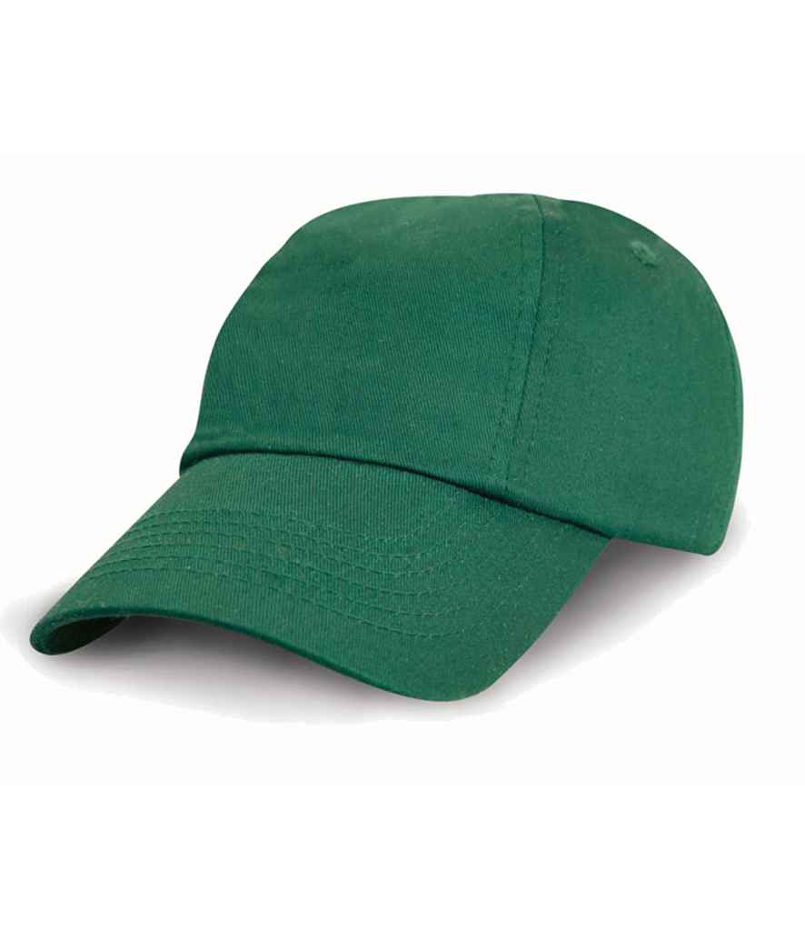 Result Kids Low Profile Cotton Cap in Bottle Green