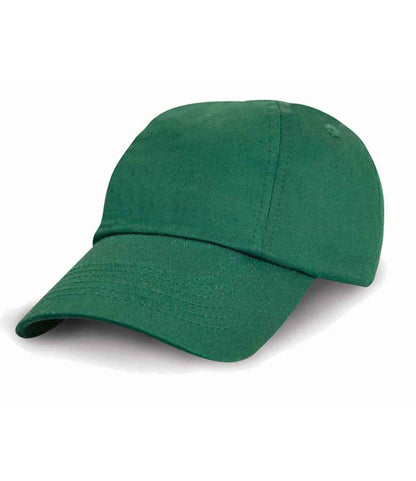 Result Kids Low Profile Cotton Cap in Bottle Green