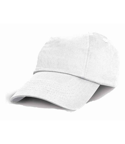 Result Kids Low Profile Cotton Cap in White