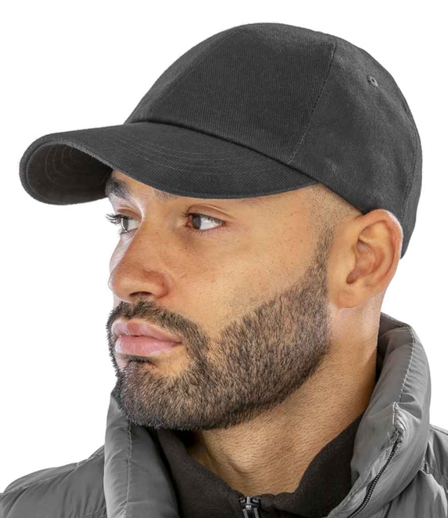 Result Low Profile Heavy Brushed Cotton Cap - model image