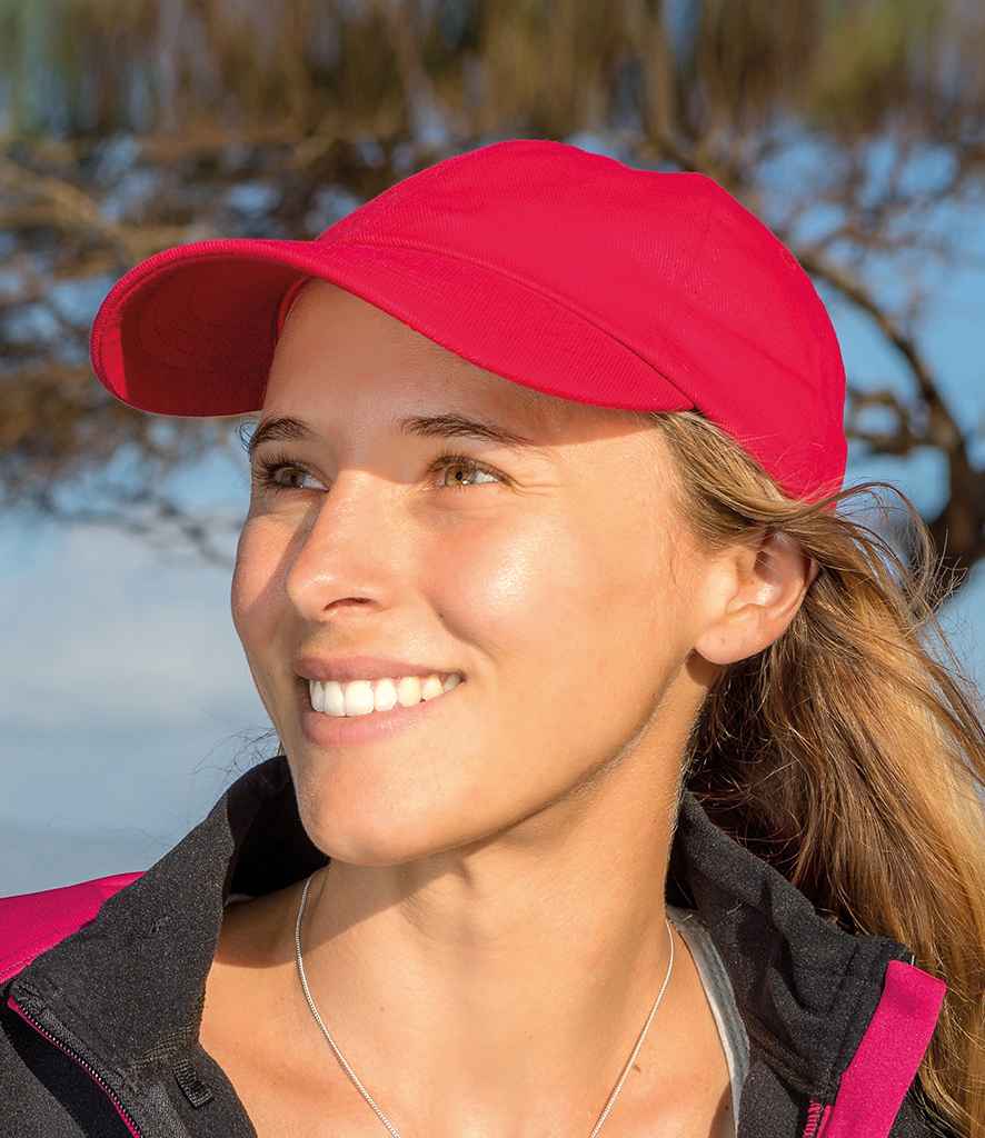 Result Low Profile Heavy Brushed Cotton Cap - model image