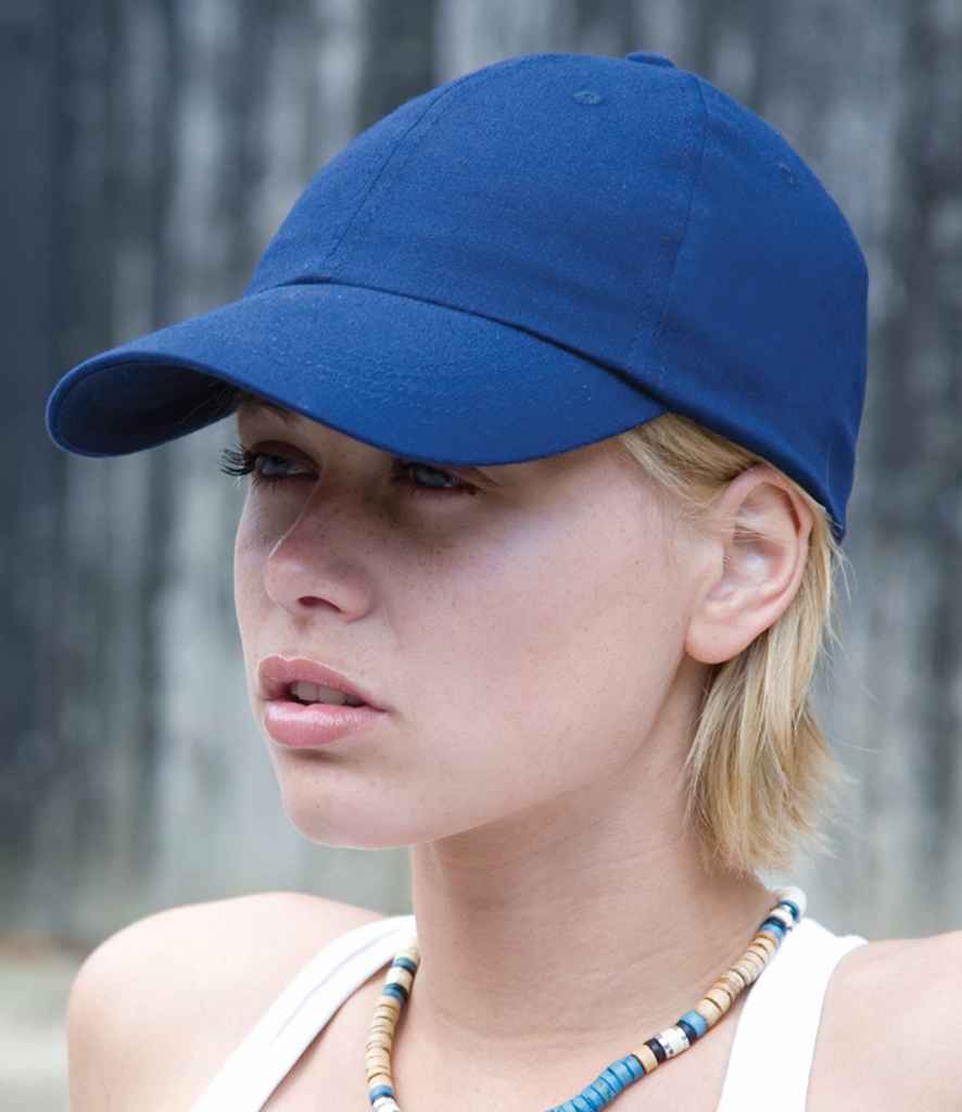Result Low Profile Heavy Brushed Cotton Cap - model image