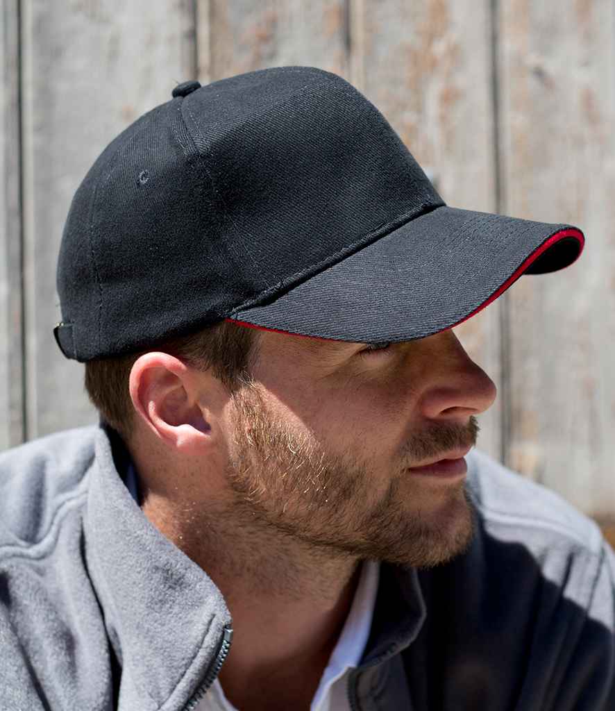 Result Pro-Style Heavy Brushed Cotton Cap - model image
