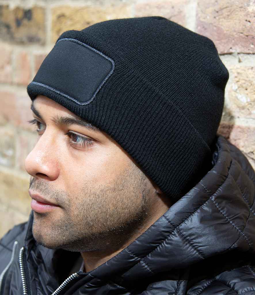Result Core Double Knit Printers Beanie - model image
