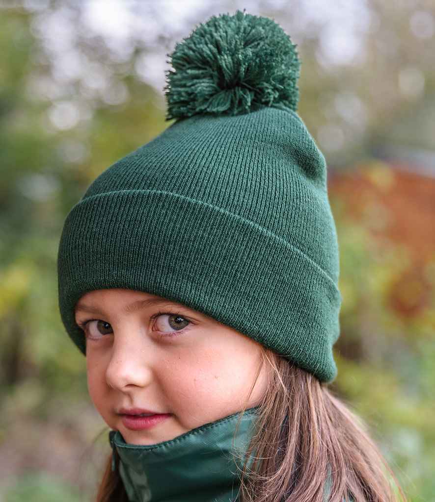 Result Core Kids Pom Pom Beanie - model image