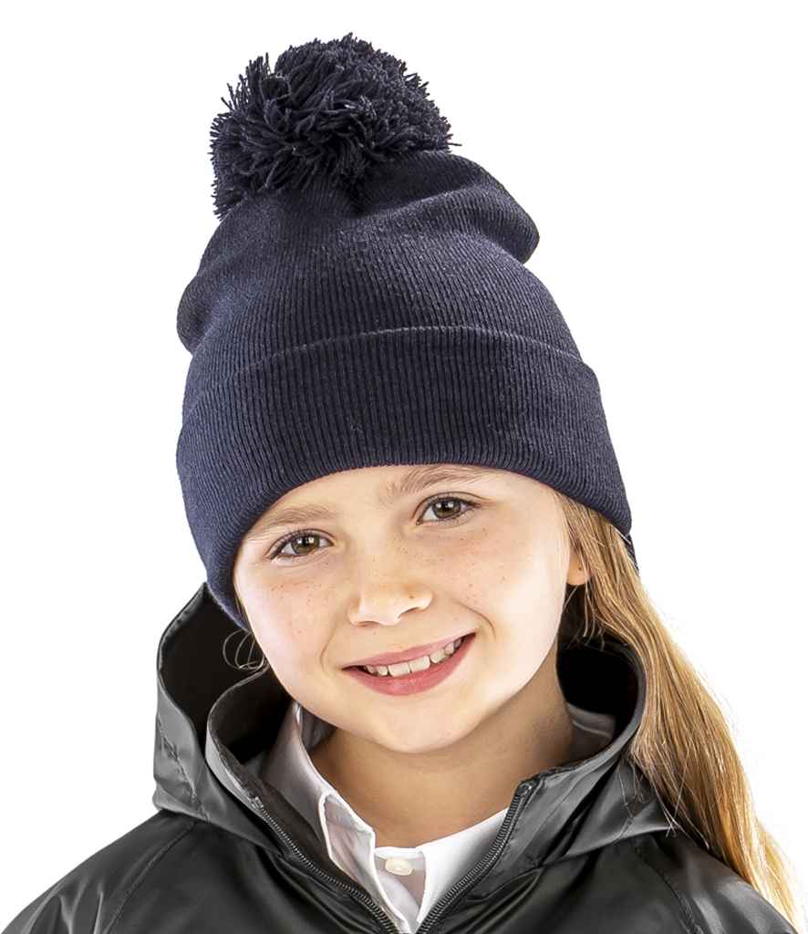 Result Core Kids Pom Pom Beanie - model image